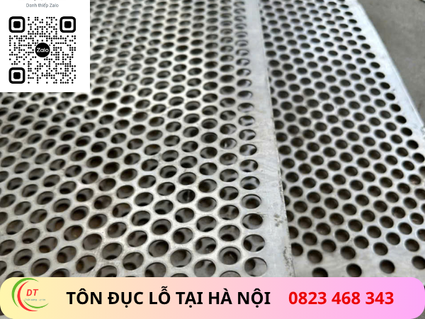 tôn đục lỗ theo yêu cầu